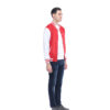: Ultifresh Varsity Jacket (Crimson Red + White)