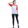 Ultifresh Raglan Short Sleeve T-Shirt _ White+Red