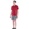Ultifresh Performance Polo T-Shirt (Unisex) _ Maroon Red