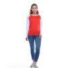 Ultifresh Raglan Long Sleeve T-Shirt _ Red+White