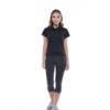 Ultifresh Performance Polo T-Shirt (Female Cut) _ Onyx Black