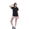 Ultifresh Contrast Vov Piping Crew Neck T-Shirt _ Black + Red