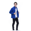 Beam Collar Fleece Zip Up Jacket (Unisex)_Royal Blue