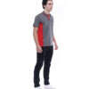 Ultifresh Hybrid Contra Polo T-Shirt (Unisex)_Grey+Red