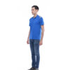Ultifresh Contrast T Max Polo T-Shirt (Unisex) _ Royal Blue+Grey