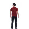 Beam Short Sleeve T-Shirt (Unisex) _ Maroon red