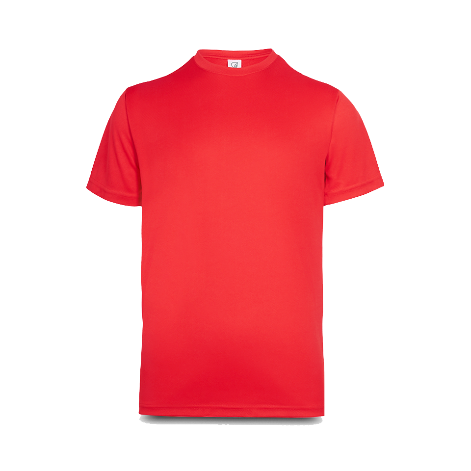 Red Color Ultifresh Performance Crew Neck T-shirt