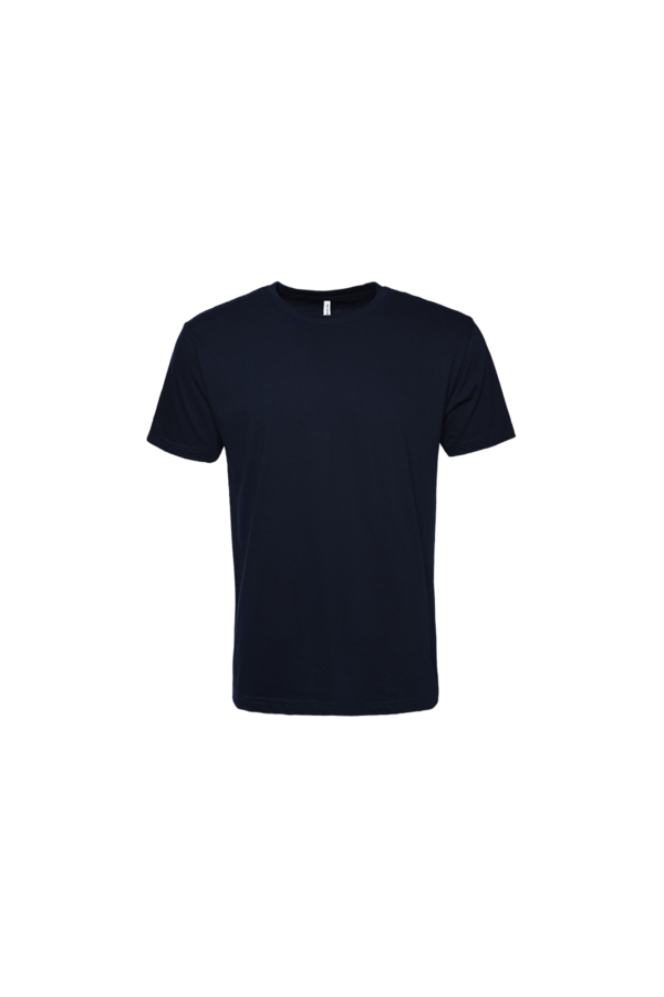 Cotton Round Neck T-Shirt (Navy Blue)